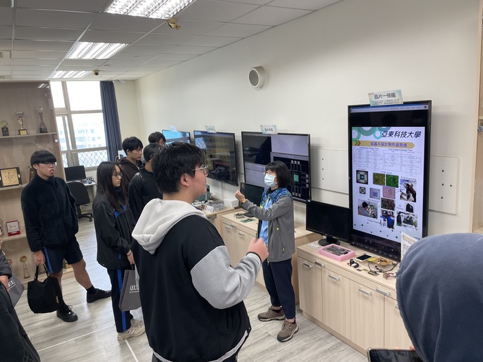 臺北市立內湖高級工業職業學校蒞校參訪 依群科體驗科大深造職類教育圖片